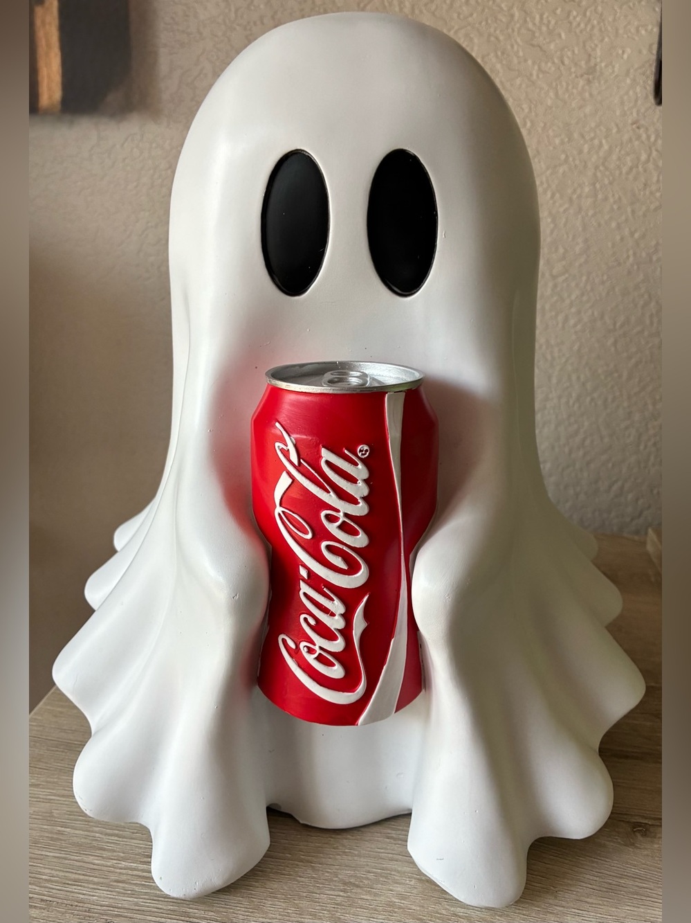 Viral Coca-Cola Ghost Figurine Halloween TikTok Trend Ghost Holding Coke Can